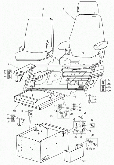 504В-6804080-10 Пружина растяжная L=35 (17вит.) ф6х8 dвит=1 гост 18794-80 стопора механимзма регулировки сиденья МАЗ