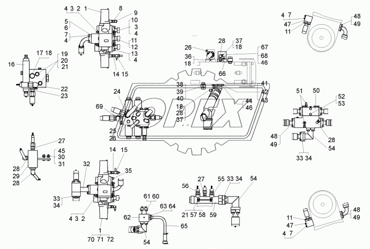 140-145-36-2-2 Кольцо (РТИ) круг.сеч. 140-145-36 ГОСТ-9833-73 Рост-С