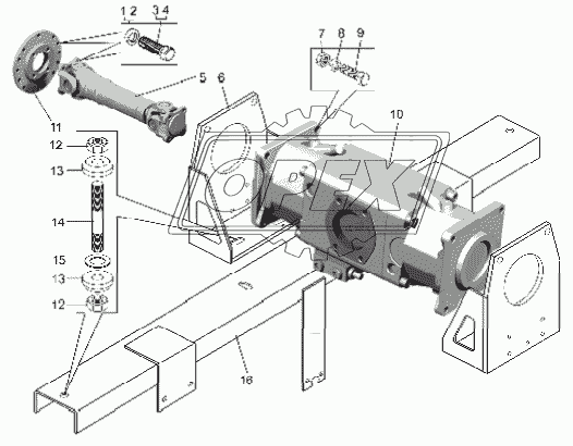 342408 Гайка колесная М24x2 Белаз
