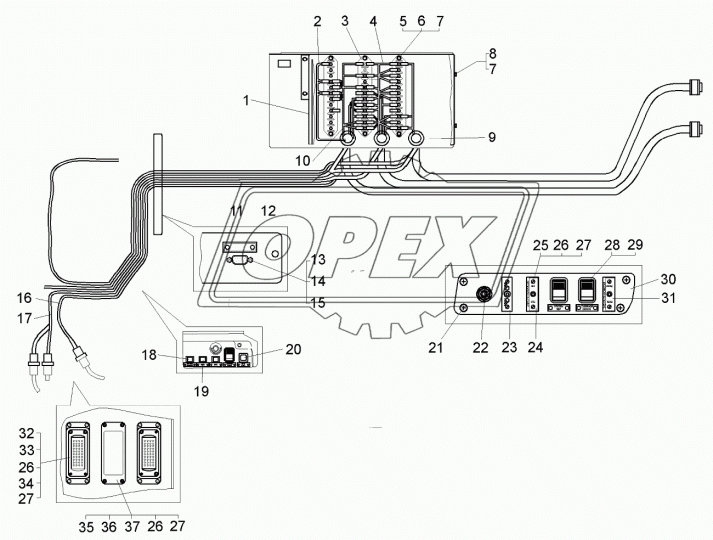 220057 Винт с полукруг.голов. М4х20х0,7 Р=20 ГОСТ17473-80 ЭТНА