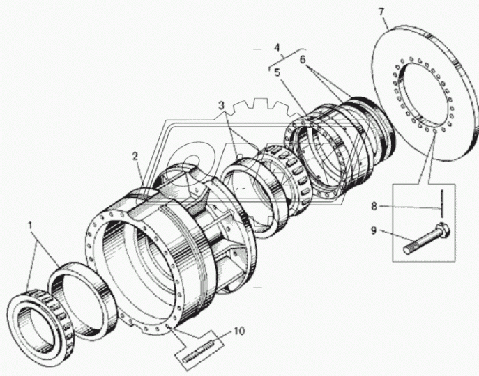 2007144М Подшипник 220х340х83 ролик.радиал.конич. 1-ряд.; ГОСТ 520-89