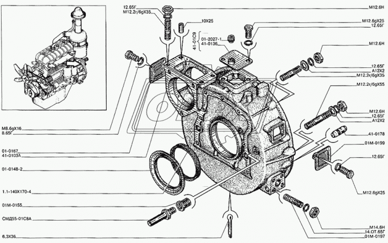 1.1-140Х170-4 Сальник (манжета) 140х170х15 балансира Scania 4 Series, P/G/R/T Series SCANIA T Truck (2003-2020) БРТИ