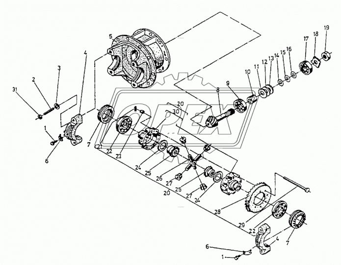 27308 Подшипник 40х90х25,5 шкворня VOLVO B6 (1991-2020); ЗМ ГАЗ-53,66,3308,3310 Валдай,ПАЗ-3205
