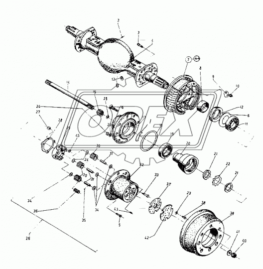 2007116 Подшипник 80х125х29 ролик.радиал.конич. 1-ряд. MAN Bus (1970-2020), RVI LCV (1970-2020), VOLVO FH12 (1993-2020), DAF XF105 (2005-2020); ступицы 80х125х29