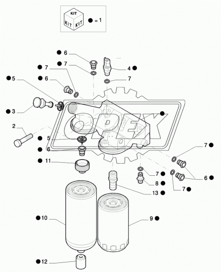 4897224 Датчик температуры IVECO Eurocargo (00-) охлаждающей жидкости FORD // VW // DAF // IVECO // HEULIEZ DAF LF45 (2001-2021), IVECO Afriway (2015-2021) Cummins