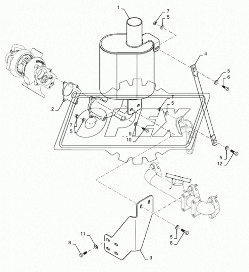43140 Набор съемников стопорных колец "сжим/ разжим"; (4 наим.) Vorel