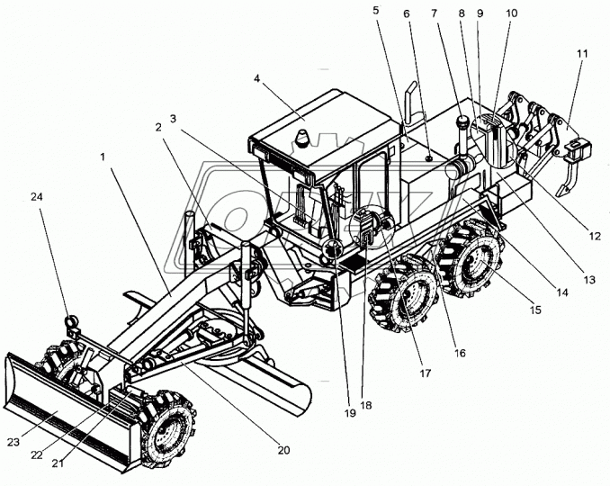 А121.61.00.500 Мост передний