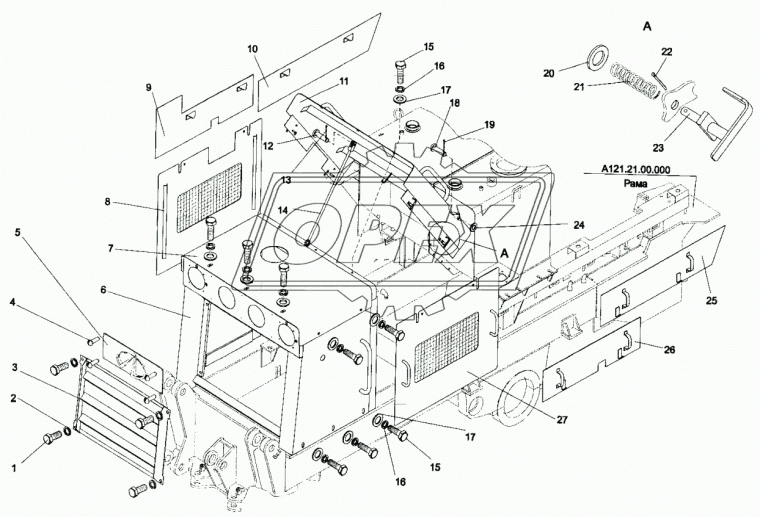 А121.52.00.230 Щиток левый