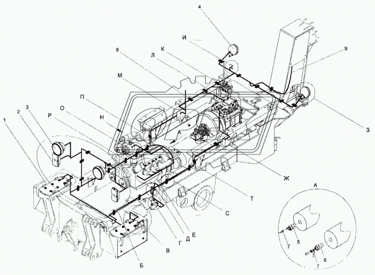 А121.41.00.000 Электрооборудование автогрейдера