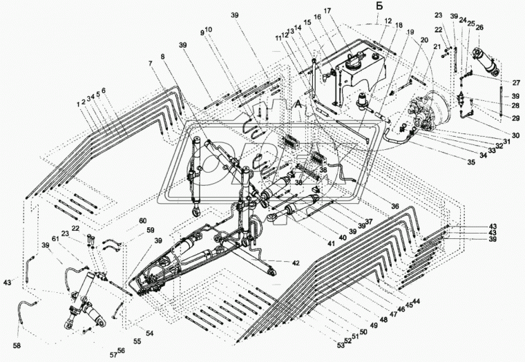 А121.43.17.000 Гидроцилиндр бульдозера