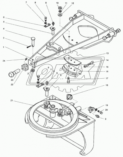 А121.34.00.000-02 Рама тяговая