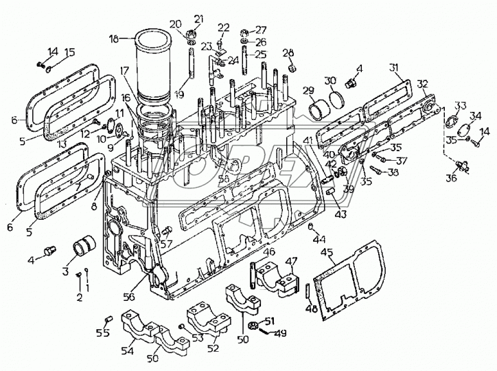 01467 Крышка 500х220; 12отв.ф12, люка ЧТЗ