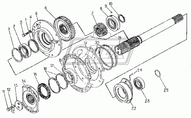 62-12-11 Кольцо стопор. С/И ф165х175х4 сталь ЧТЗ