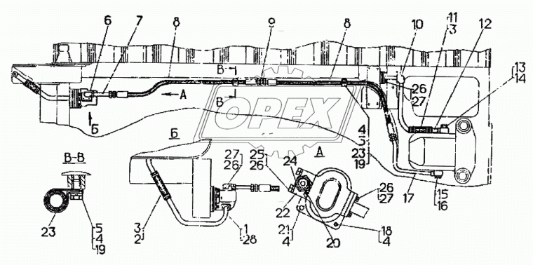 700-40-2575 Фитинг Штуцер ЧТЗ