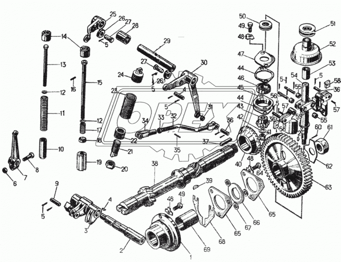 06585 Головка соединительная M16х1.5 - желтая; прицеп (без клапана) BPW (1970-2020), FRUEHAUF (1970-2020), IVECO Citelis (2005-2020), KRONE (1970-2020), K?G FeBi