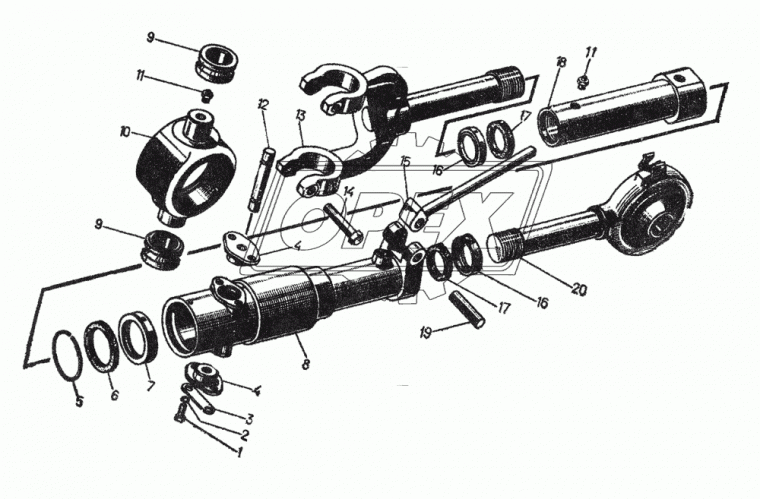 261481СП Вилка ЧТЗ