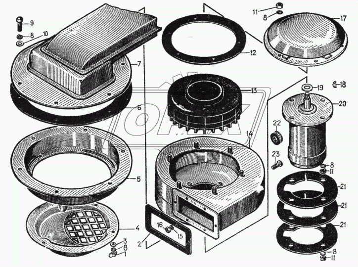 18-57-107СП Крыльчатка пылеуловителя ЧТЗ