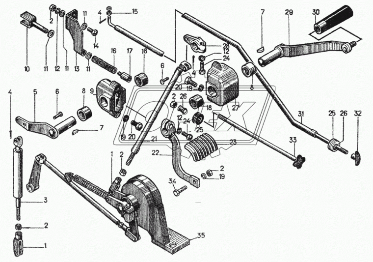 24-74-187СП Корпус акселератора ЧТЗ