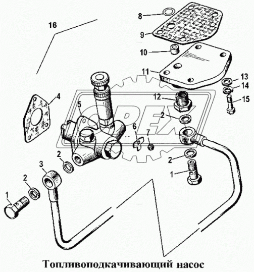 700-31-2087 Шайба С/И фигурная (сталь) ф6х1 20х19, стопорная ЧТЗ