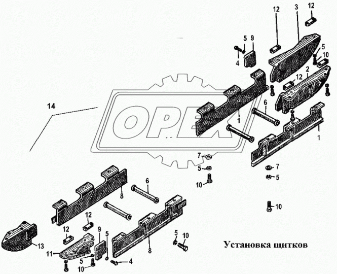 24-64-21 Накладка ЧТЗ