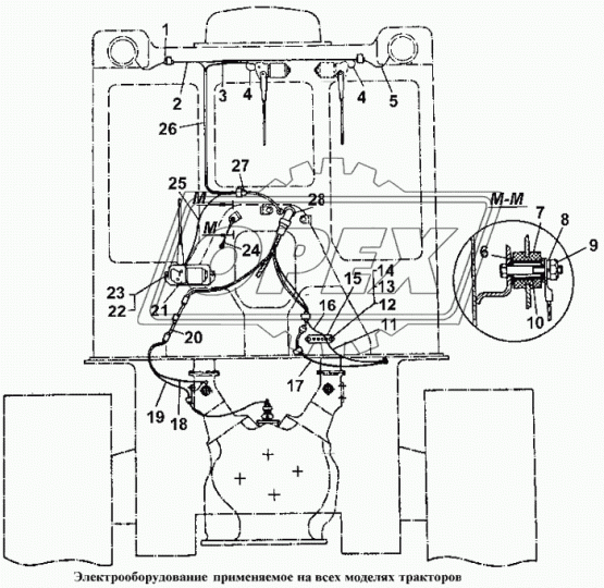 700-40-5028-1 Амортизатор ЧТЗ