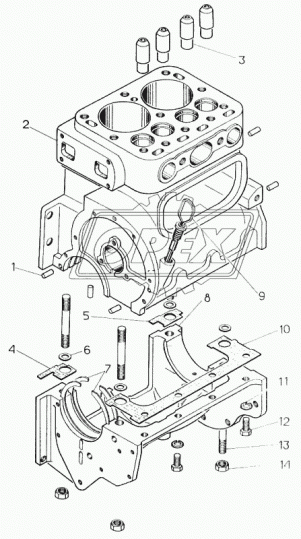 01201СП Корпус сапуна ЧТЗ