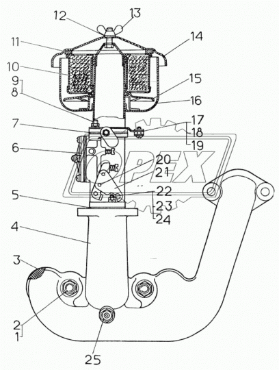17-05-182СП Кронштейн ЧТЗ