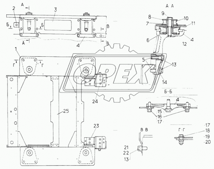 64-63-7 Щиток (при установке RОРS-FOPS) ЧТЗ