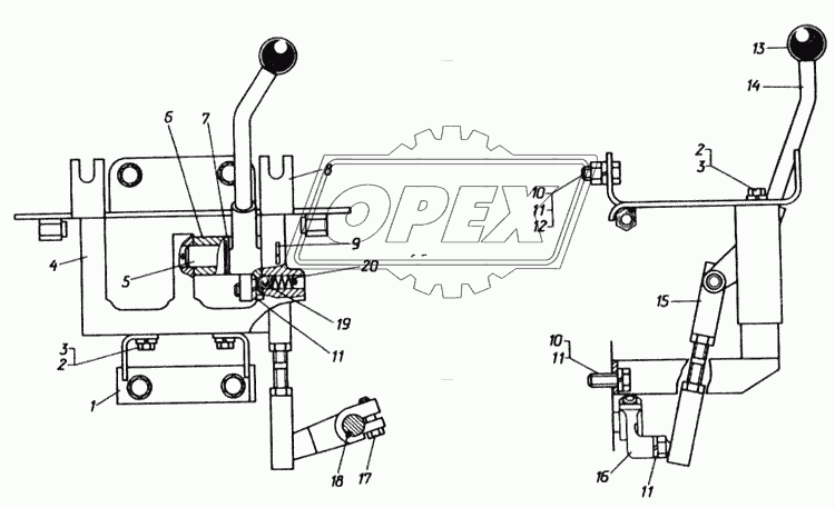 51-74-2СП Управление двигателем ЧТЗ