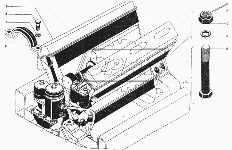 700-28-379 Болт установочный ЧТЗ