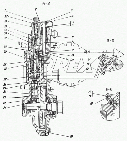 700-58-2499 Кольцо стопор. ЧТЗ