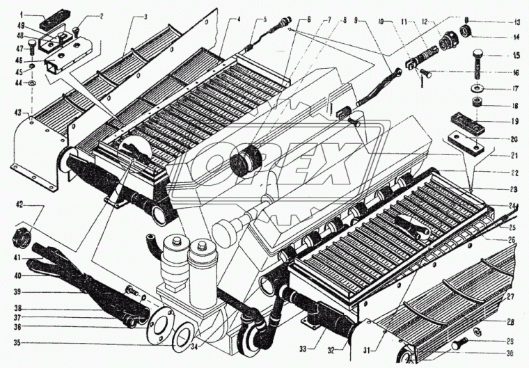 700-40-5121 Прокладка ЧТЗ