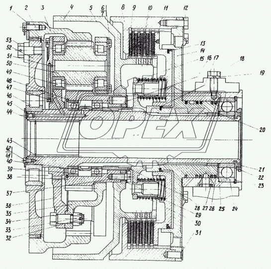 700-39-55 Кольцо стопор. ЧТЗ