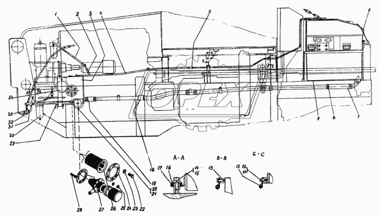 700-40-7210 Прокладка ЧТЗ