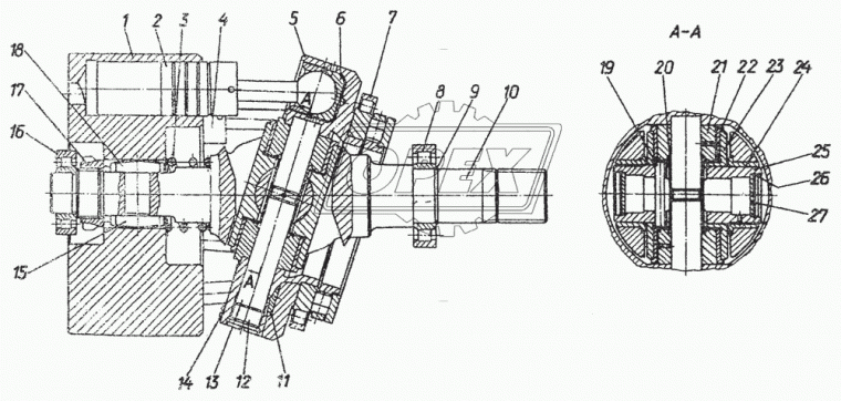 933.02.72 Барабан ЧТЗ