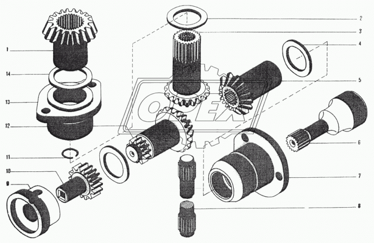 402-43-2 Шестерня передачи К ПОДКАЧ.Н ЧТЗ