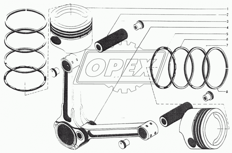 304-10-5 Палец поршневой ЧТЗ