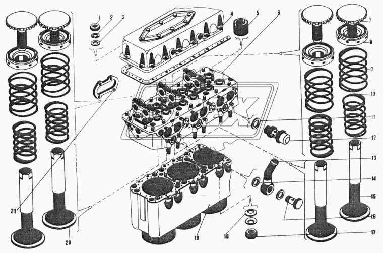 306-48-7 Замок КЛАПАННОЙ ТАРЕЛКИ ЧТЗ