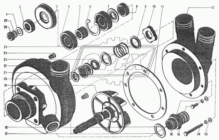411-13-10 Шайба уплотнения ЧТЗ