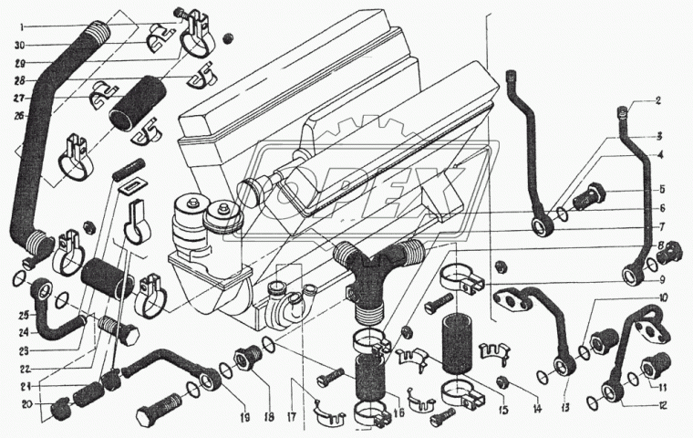 421-43 Шланг ЧТЗ