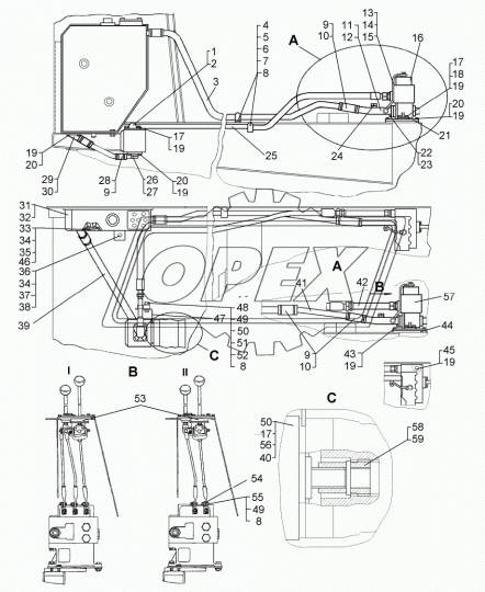 50-26-487-08СП Рукав ВД (шланг) L=2450 Г=М42+К50/Г=М42+К50,К=50 М42х2 ГОСТ-6286-73 Метрукав