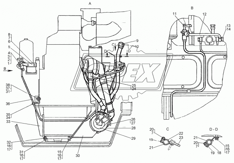24-43-81 Пробка (крышка) ЗАЛИВНОЙ ГОРЛОВИНЫ М42х2,5 h=29 К=50 с/и (металл) ЧТЗ