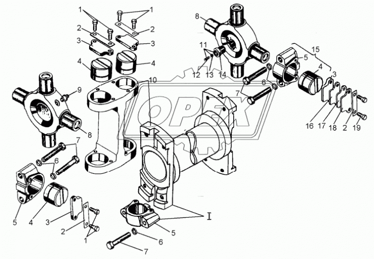 62-49-1 Крестовина ЧТЗ