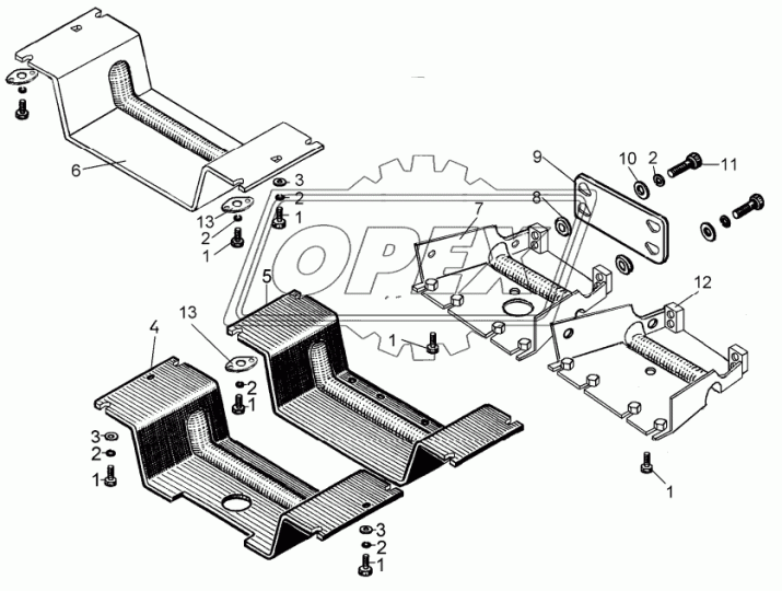 64-51-1 Кожух ЧТЗ