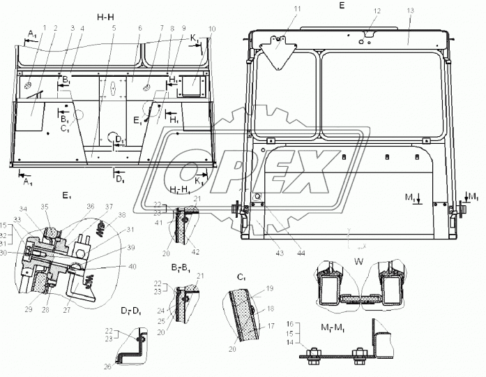 700-40-8905-01 Панель ЧТЗ