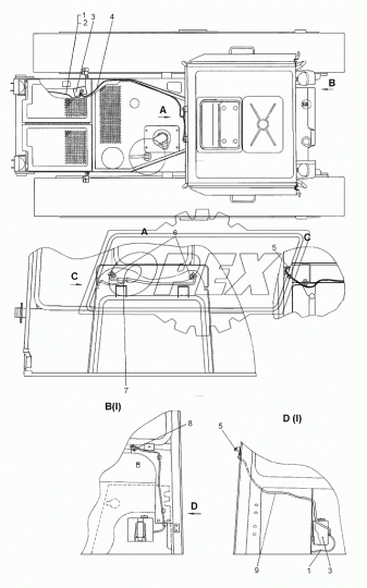 125.5208 Бачок омывателя 12в ГАЗ-3110; 12в 250х160х140 в сборе с нижним насосом (5л) КЗАЭ