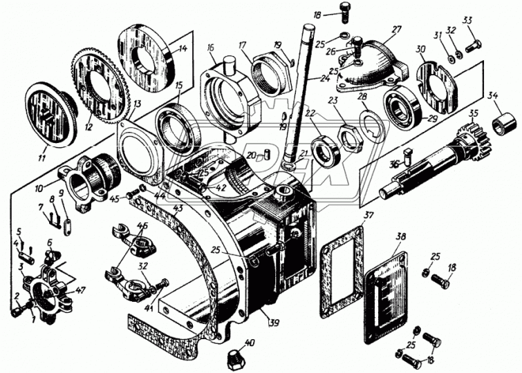 17-73-139СП Диск муфты сцепления П-23; клепаный ЧТЗ