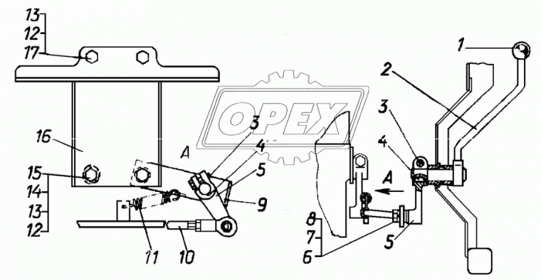 64-74-131СП Рукоятка ЧТЗ