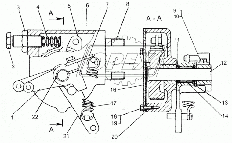 700-47-2169 Ось ЧТЗ