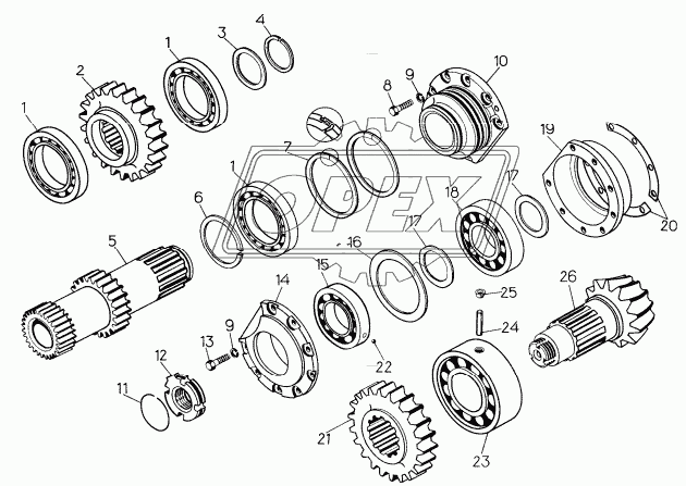 64-12-87 Прокладка (сталь) полукруг. L=215 S=18; 4отв.ф11 ЧТЗ